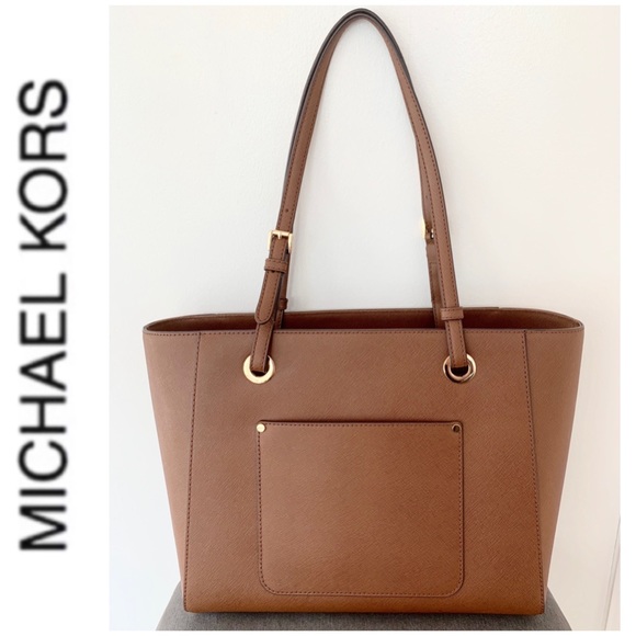 NWT authentic MK Walsh leather tote luggage - Picture 4 of 6